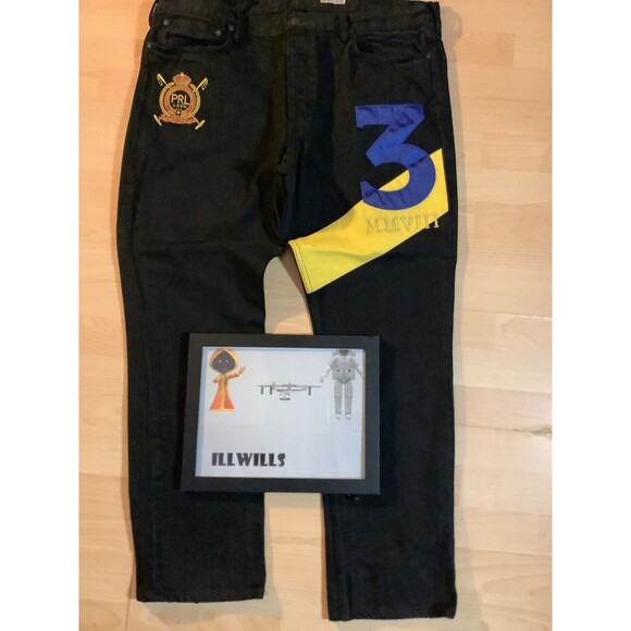 Rare Vintage Polo Ralph Lauren 2003 Embroidered Design, Size 40x30 MMVIII 2003 - Picture 7 of 14